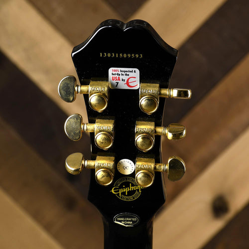 Epiphone Genesis Charcoal Flame With Coffin Case - Used