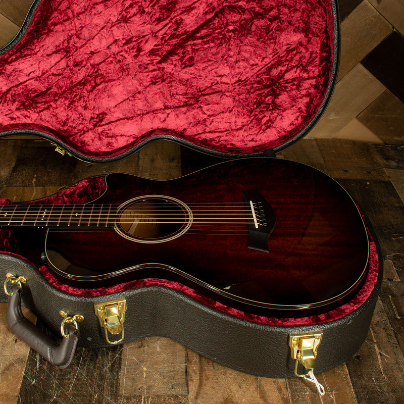 2021 Taylor 522ce 12-Fret, All Mahogany, Shaded Edge Burst w/OHSC - Used