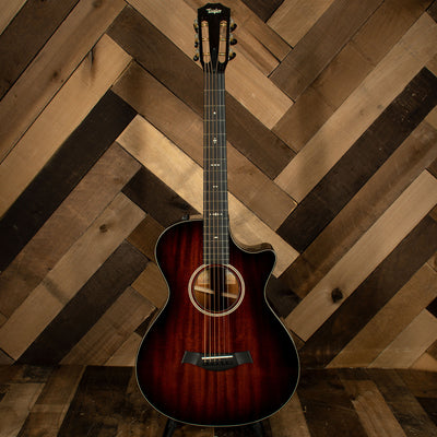 2021 Taylor 522ce 12-Fret, All Mahogany, Shaded Edge Burst w/OHSC - Used