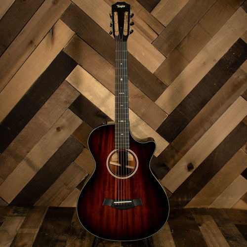 2021 Taylor 522ce 12-Fret, All Mahogany, Shaded Edge Burst w