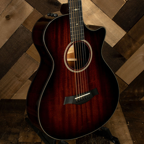2021 Taylor 522ce 12-Fret, All Mahogany, Shaded Edge Burst w/OHSC - Used