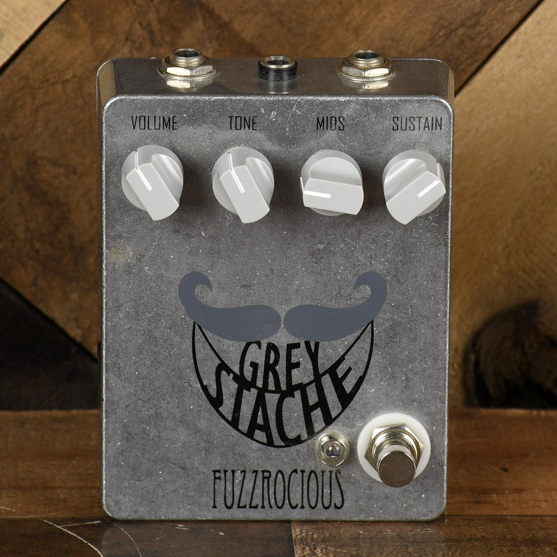 Fuzzrocious Grey Stache Fuzz Silver Sparkle - Used