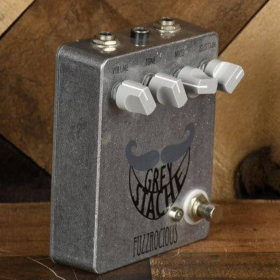 Fuzzrocious Grey Stache Fuzz Silver Sparkle - Used