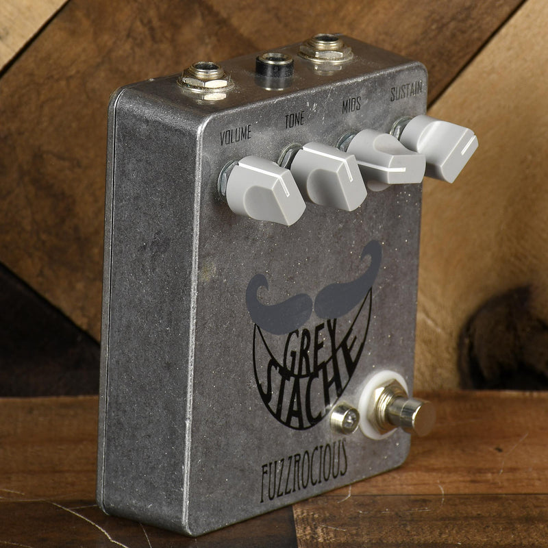 Fuzzrocious Grey Stache Fuzz Silver Sparkle - Used