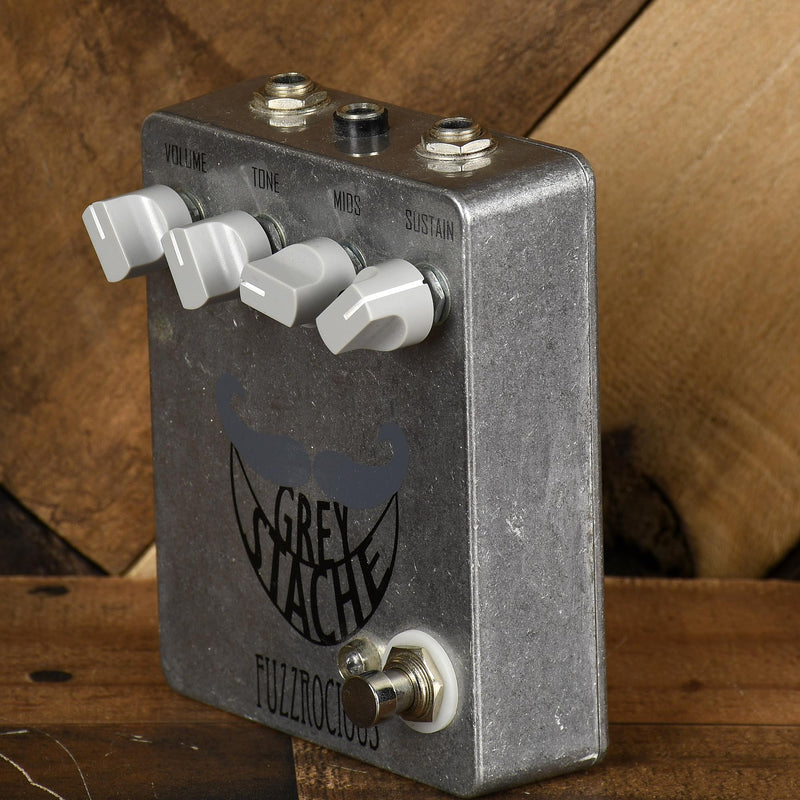 Fuzzrocious Grey Stache Fuzz Silver Sparkle - Used