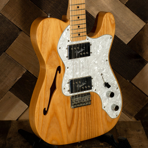 2008 Fender '72 Telecaster Thinline Deluxe Electric Guitar, Natural with HC - Used