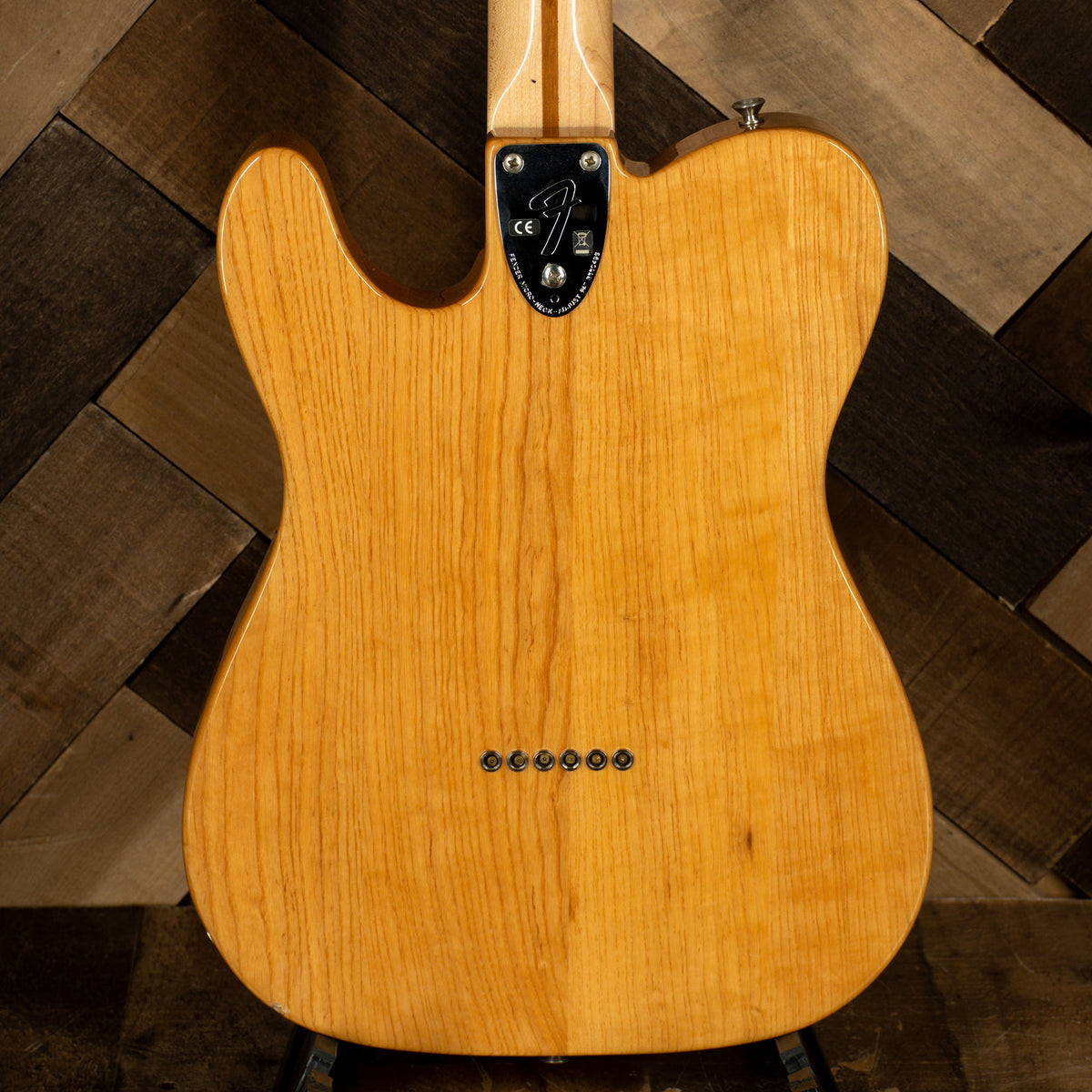 2008 Fender '72 Telecaster Thinline Deluxe Electric Guitar, Natural with HC - Used