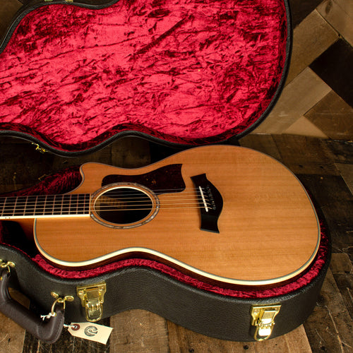 2022 Taylor Custom Grand Concert Western Red Cedar, Indian Rosewood OHSC - Used