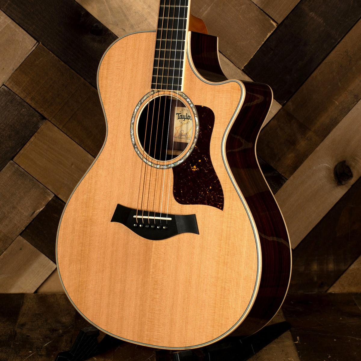 2022 Taylor Custom Grand Concert Western Red Cedar, Indian Rosewood OHSC - Used