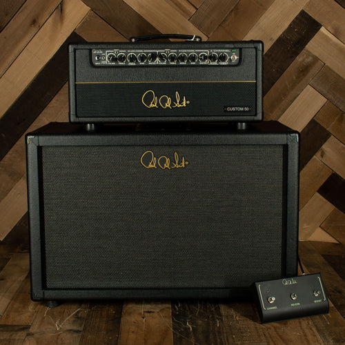 2015 PRS Custom 50 2-Channel 50-Watt Head with 2x15" Speaker Cabinet - Used