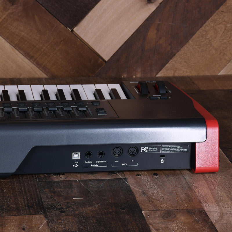 Novation Impulse61 USB Midi 61-Key Controller - Used
