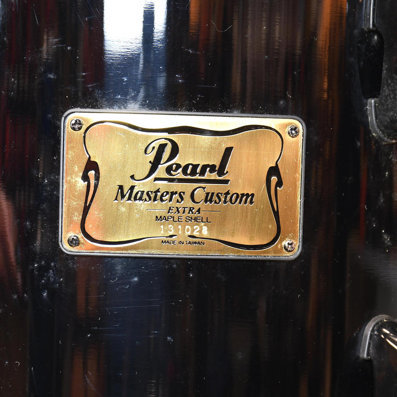 Pearl 5 Piece Masters Custom - Black - With Bags - Used