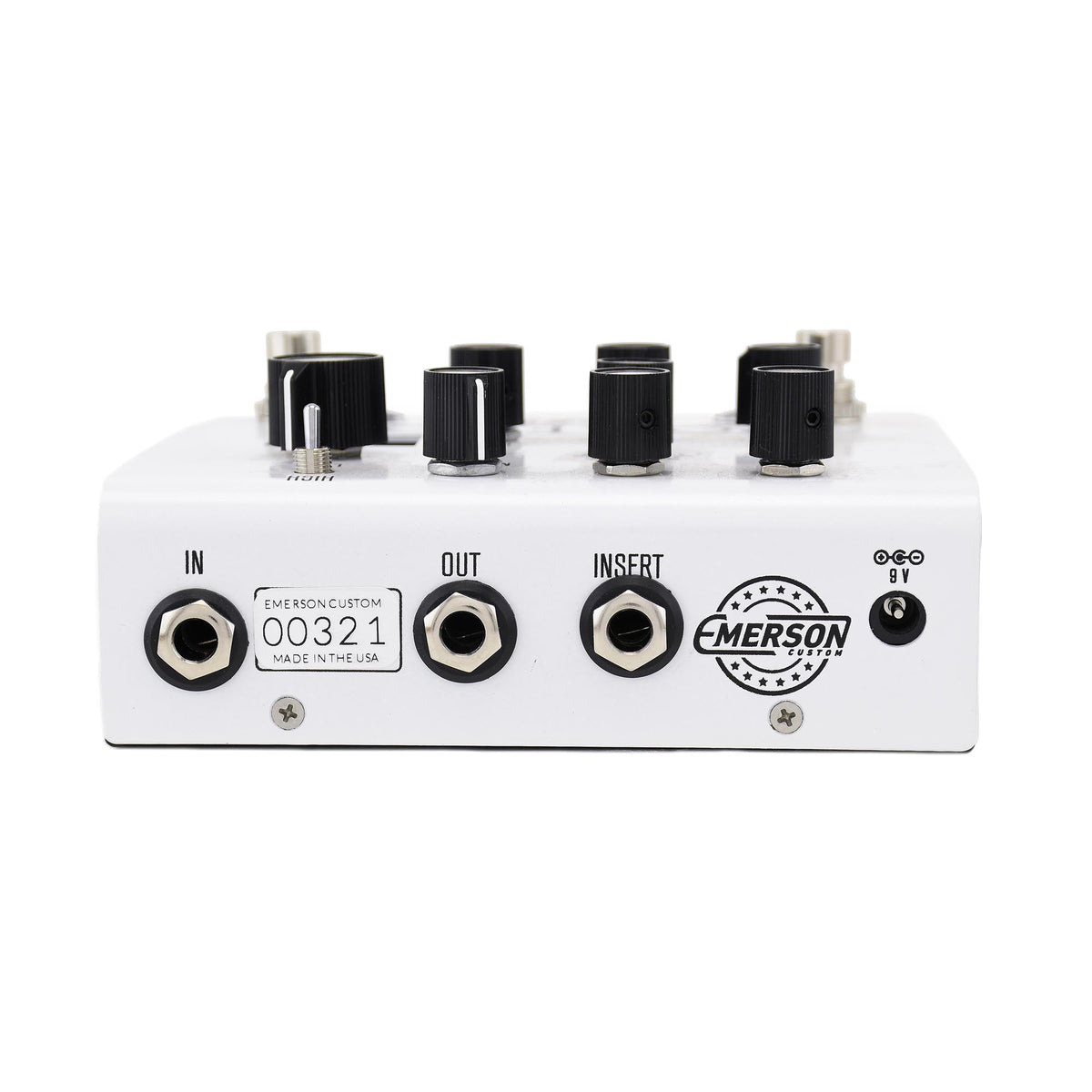 Emerson Custom Pomeroy Boost, Overdrive & Distortion Pedal, White - Used
