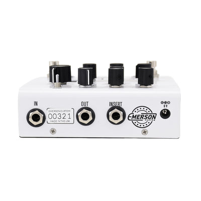 Emerson Custom Pomeroy Boost, Overdrive & Distortion Pedal, White - Used