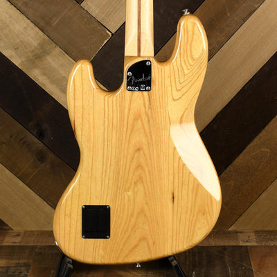 Fender Deluxe Active Jazz Bass Natural Ash With Tweed Case - Used