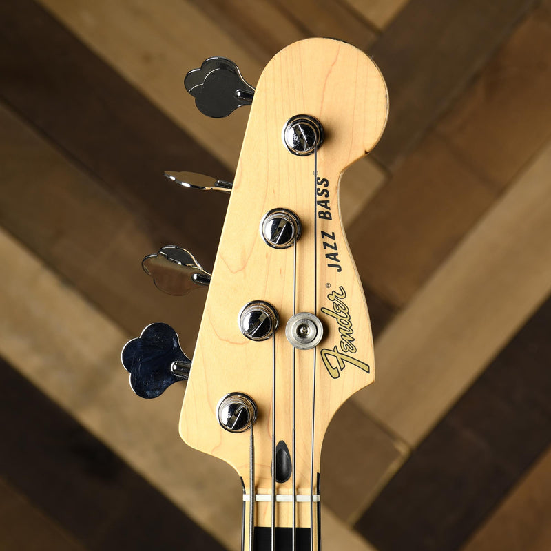 Fender Deluxe Active Jazz Bass Natural Ash With Tweed Case - Used