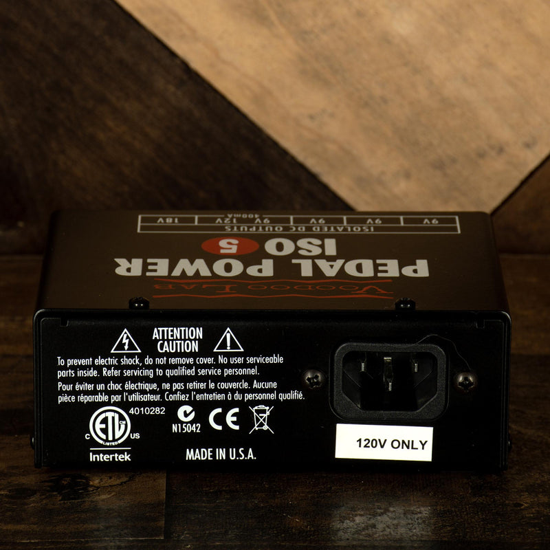 Voodoo Lab Pedal Power ISO 5 Power Supply With Cables - Used