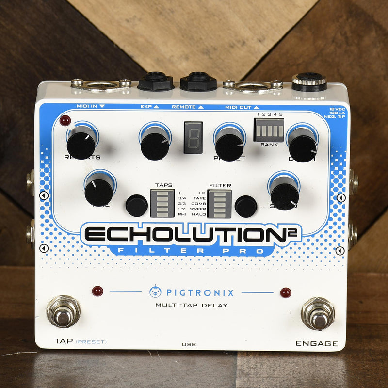 Pigtronix Echolution Filter Pro Multi-Tap Delay - Used
