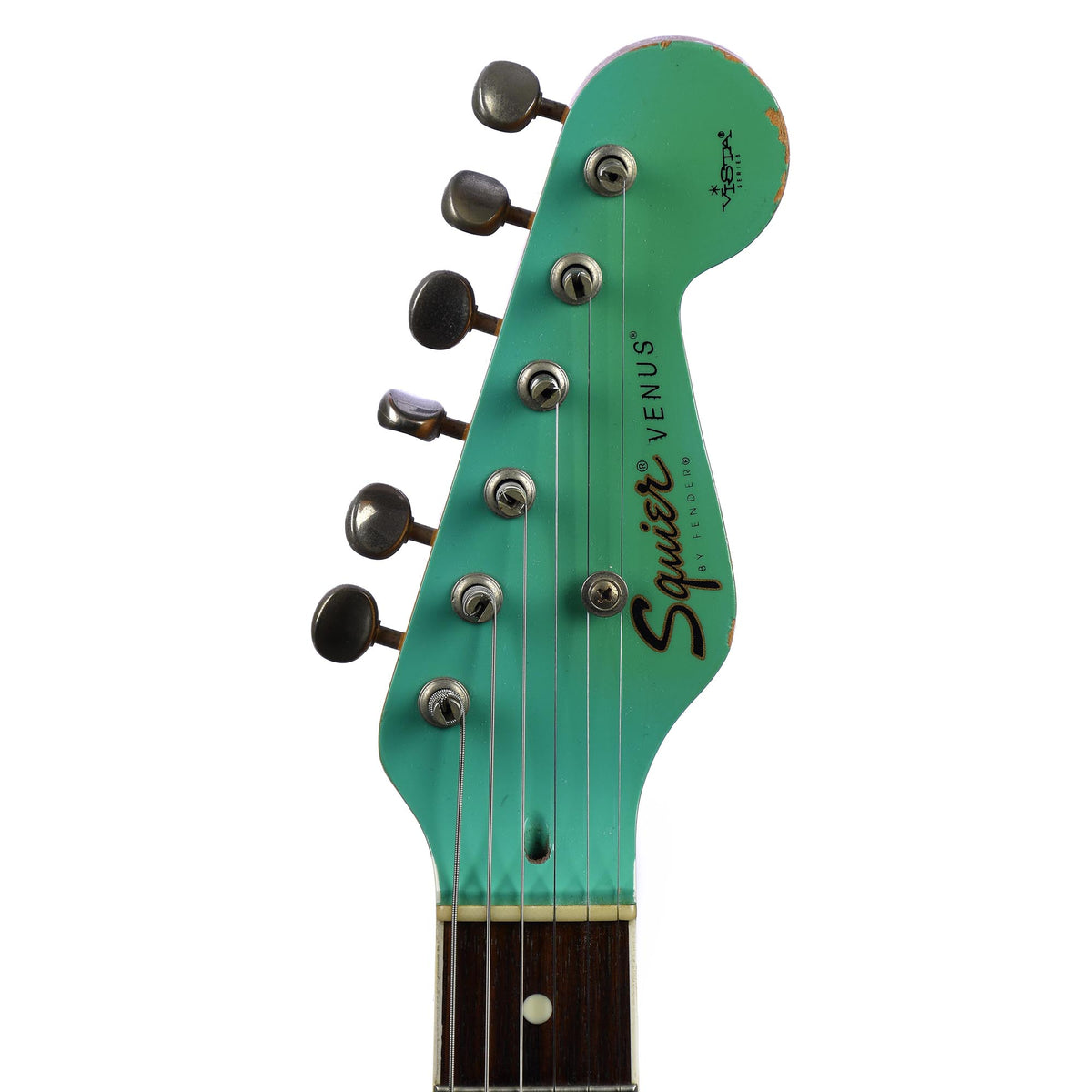 Squier 1997 CIJ Venus Surf Green With Seymour Duncan JB Humbucker - Used