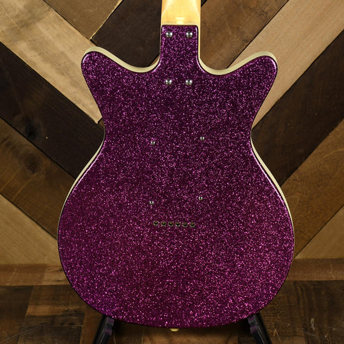 Danelectro DC-12 12 String Electric Purple Sparkle With Tweed GB - Used