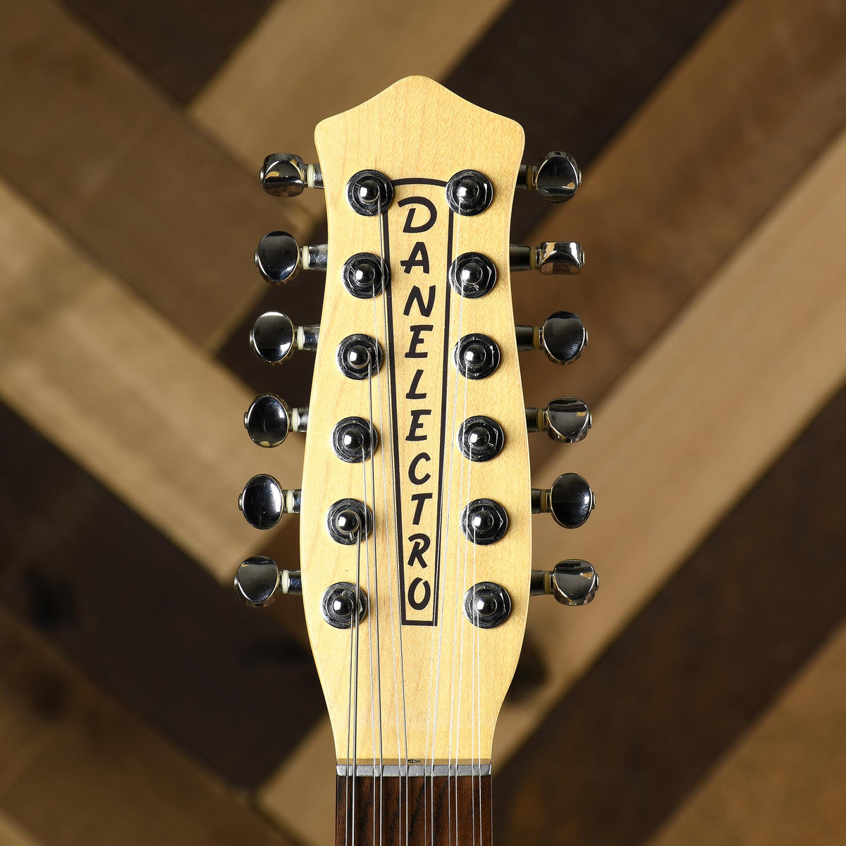 Danelectro DC-12 12 String Electric Purple Sparkle With Tweed GB - Used