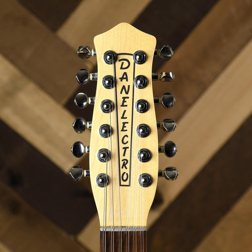 Danelectro DC-12 12 String Electric Purple Sparkle With Tweed GB - Used