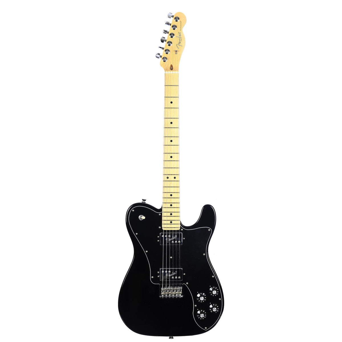 Fender 2017 American Professional Deluxe Telecaster Black MN With OHSC - Used