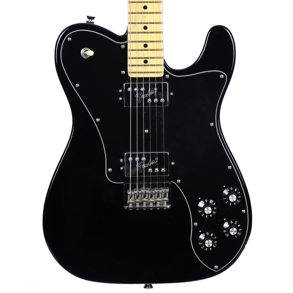 Fender 2017 American Professional Deluxe Telecaster Black MN With OHSC - Used