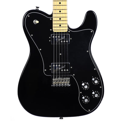 Fender 2017 American Professional Deluxe Telecaster Black MN With OHSC - Used