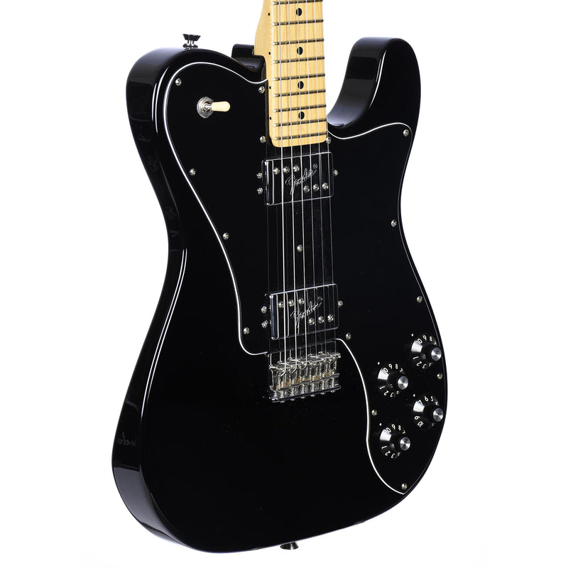Fender 2017 American Professional Deluxe Telecaster Black MN With OHSC - Used