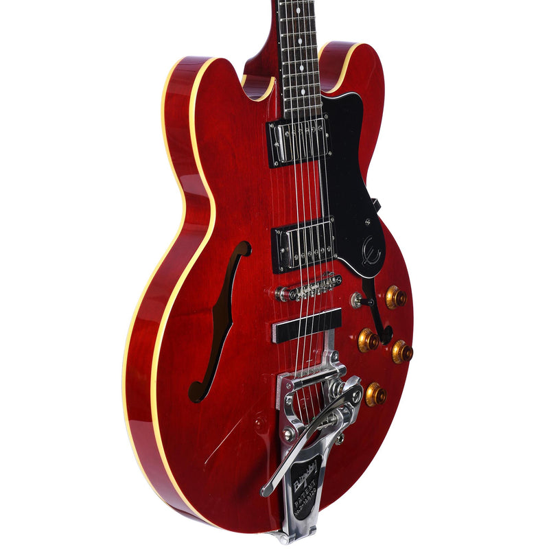 Epiphone 2017 Dot Cherry With Bigsby Vibramate And HSC - Used