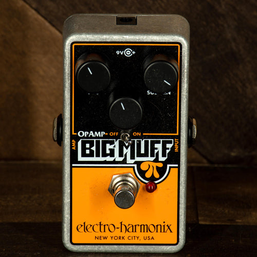 big muff pedal used Electro Harmonix Op Amp Big Muff Pi Reissue Fuzz