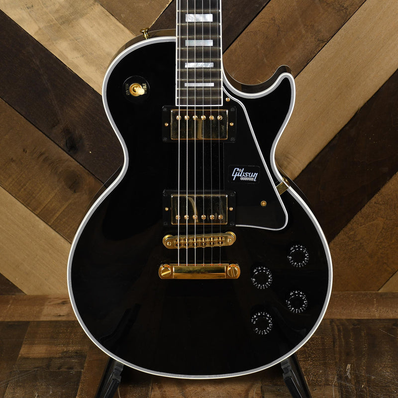Gibson Custom Les Paul Ebony Finish With Ebony Fingerboard Gloss - Used