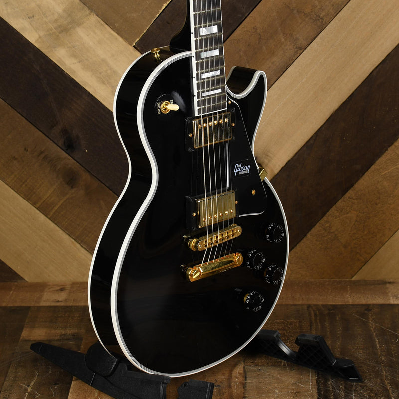 Gibson Custom Les Paul Ebony Finish With Ebony Fingerboard Gloss - Used