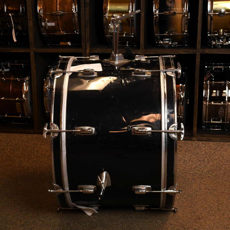 Ludwig Rocker 4 Piece Kit - Black Wrap - Painted Interior - Used