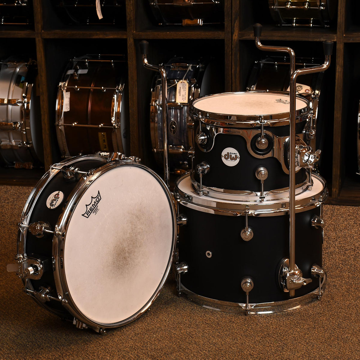 Drum Workshop 4 Piece Design Series - Satin Black - Used