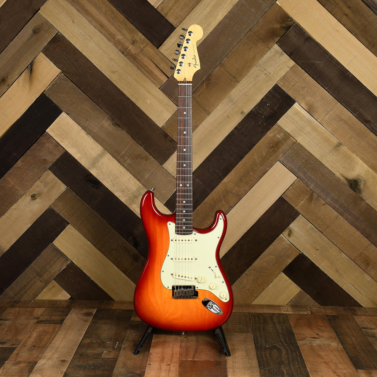 Fender 2010 American Deluxe Ash Stratocaster - Aged Cherry Burst - Used