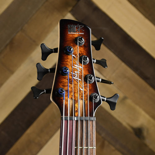 Ibanez SRAS7 Fretted/Fretless Hybrid Bass - Dragon Eye Burst - Used