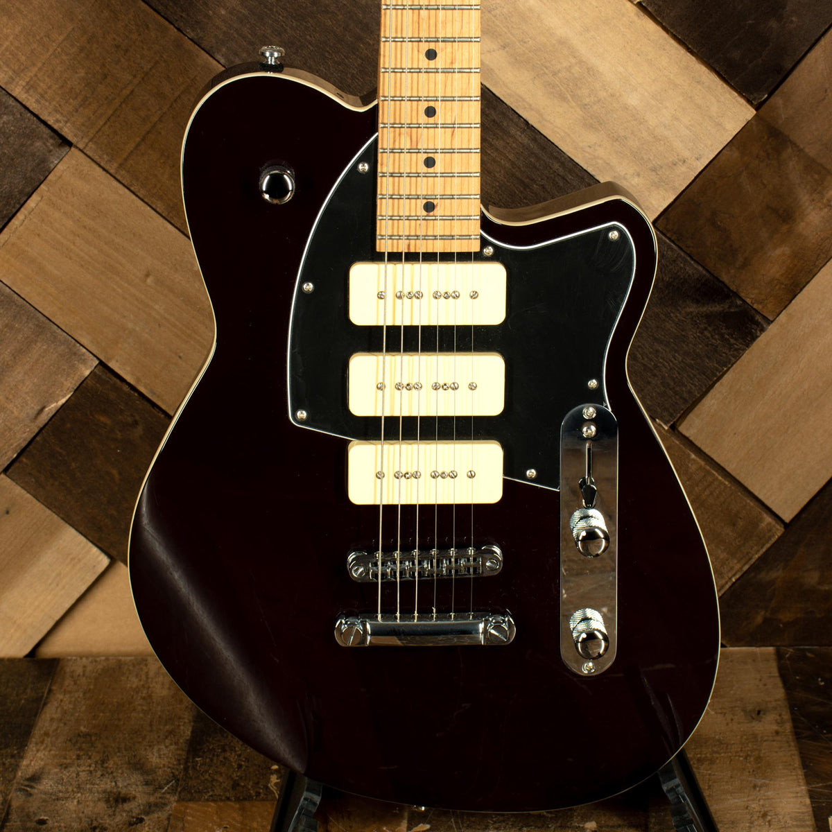 Reverend 2020 Charger 390 Oxblood Black Pickguard, Russo Music Exclusive - Used