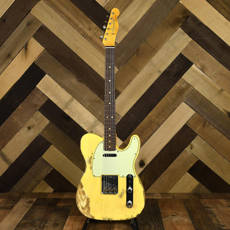 Fender Custom Shop '63 Telecaster Heavy Relic Super Faded Aged Nocaster Blonde - Used