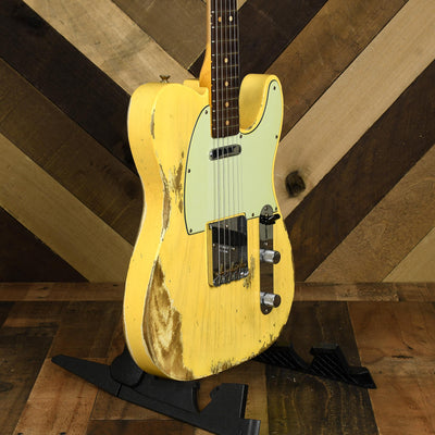 Fender Custom Shop '63 Telecaster Heavy Relic Super Faded Aged Nocaster Blonde - Used