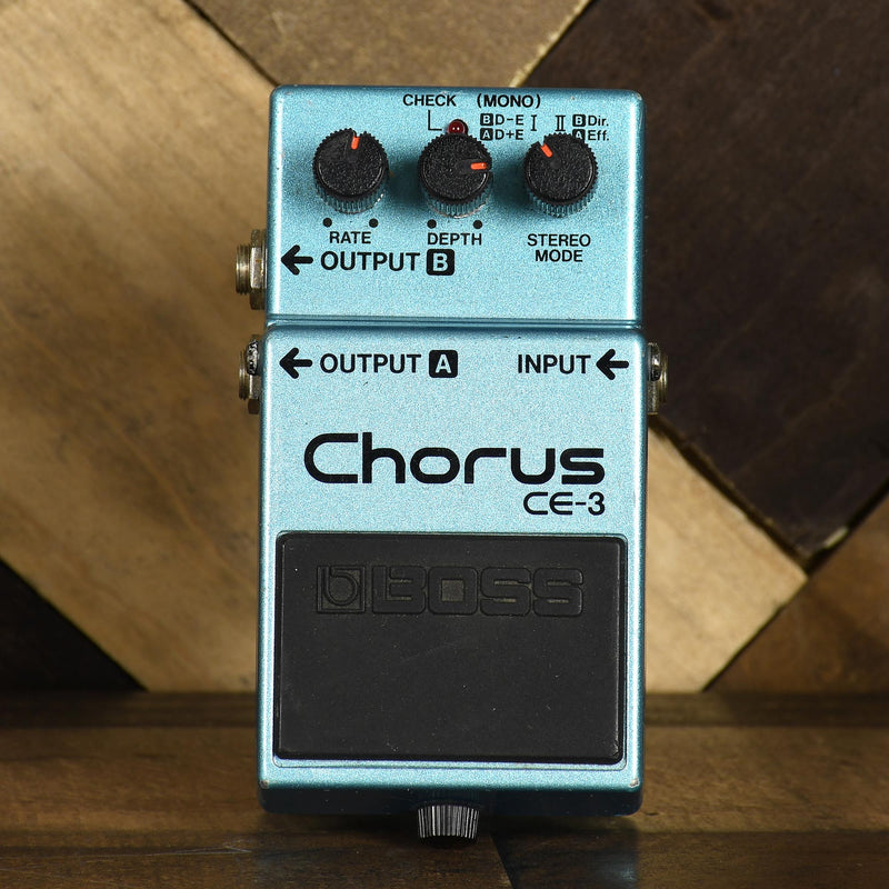 Boss CE3 Chorus Pedal MIJ - Led Non-Functional With Adapter - Used