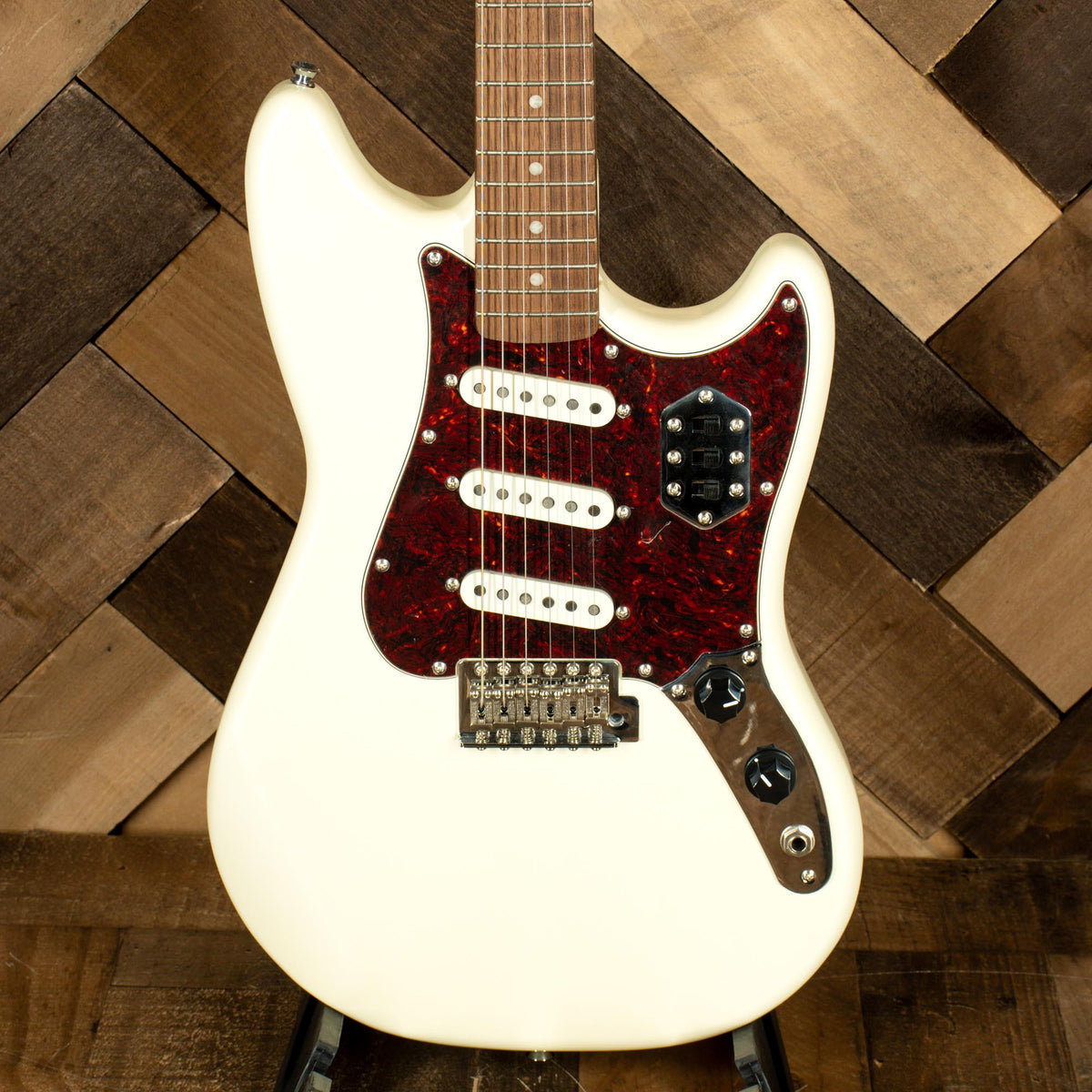 Squier 2021 Paranormal Cyclone, Pearl White - Used