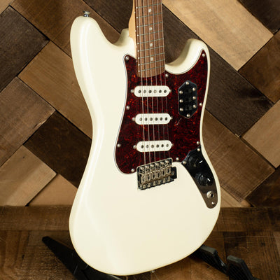 Squier 2021 Paranormal Cyclone, Pearl White - Used