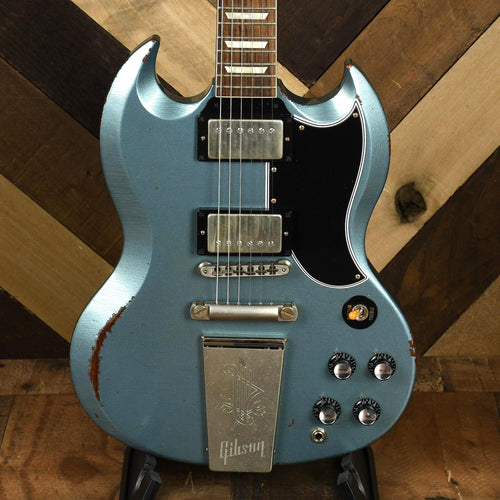 Gibson Custom Shop SG STD Wildwood Spec Aged Pelham Blue With OHSC - Used