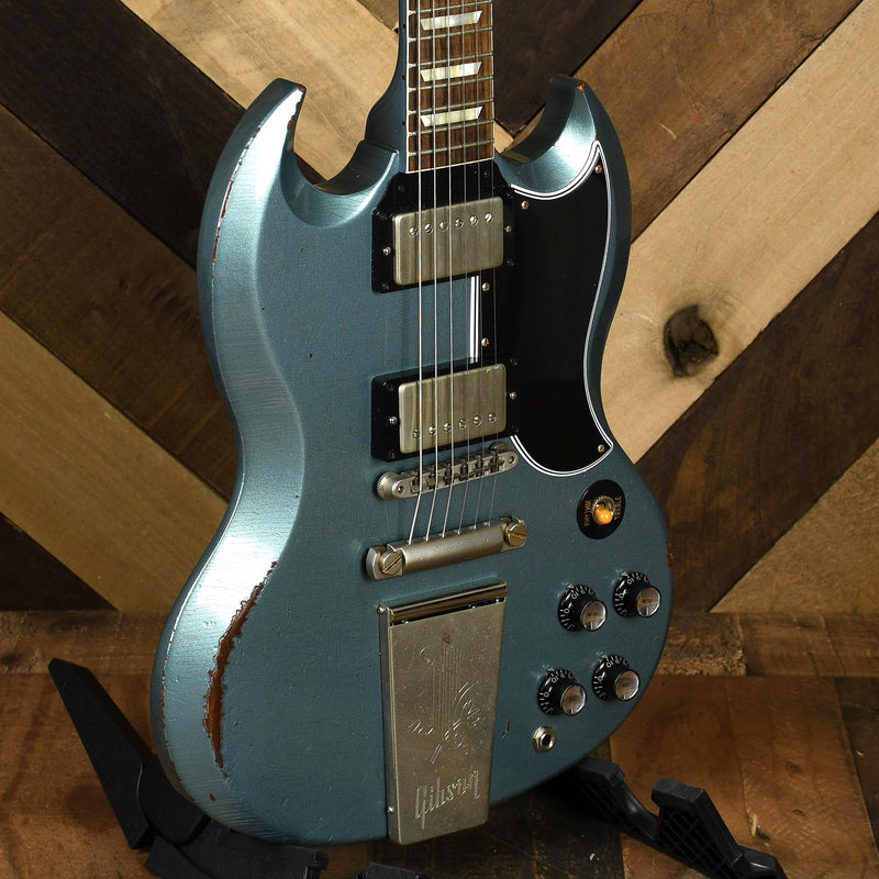 Gibson Custom Shop SG STD Wildwood Spec Aged Pelham Blue With OHSC - Used