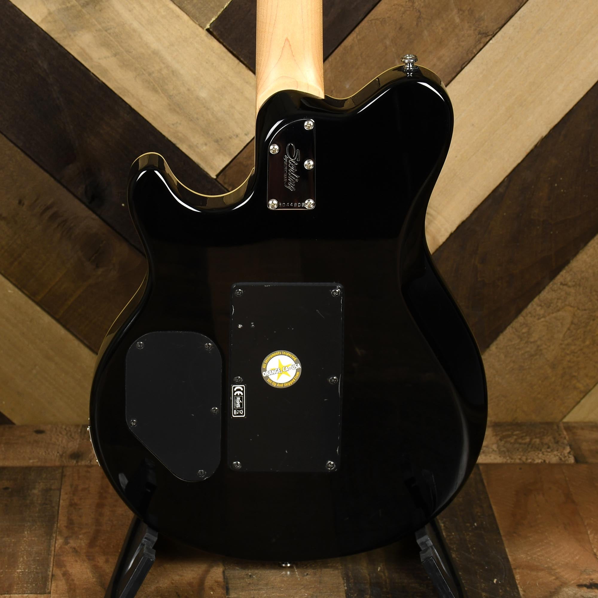 Music Man Sterling Sub Ax4 - Trans Black - Used – Russo Music