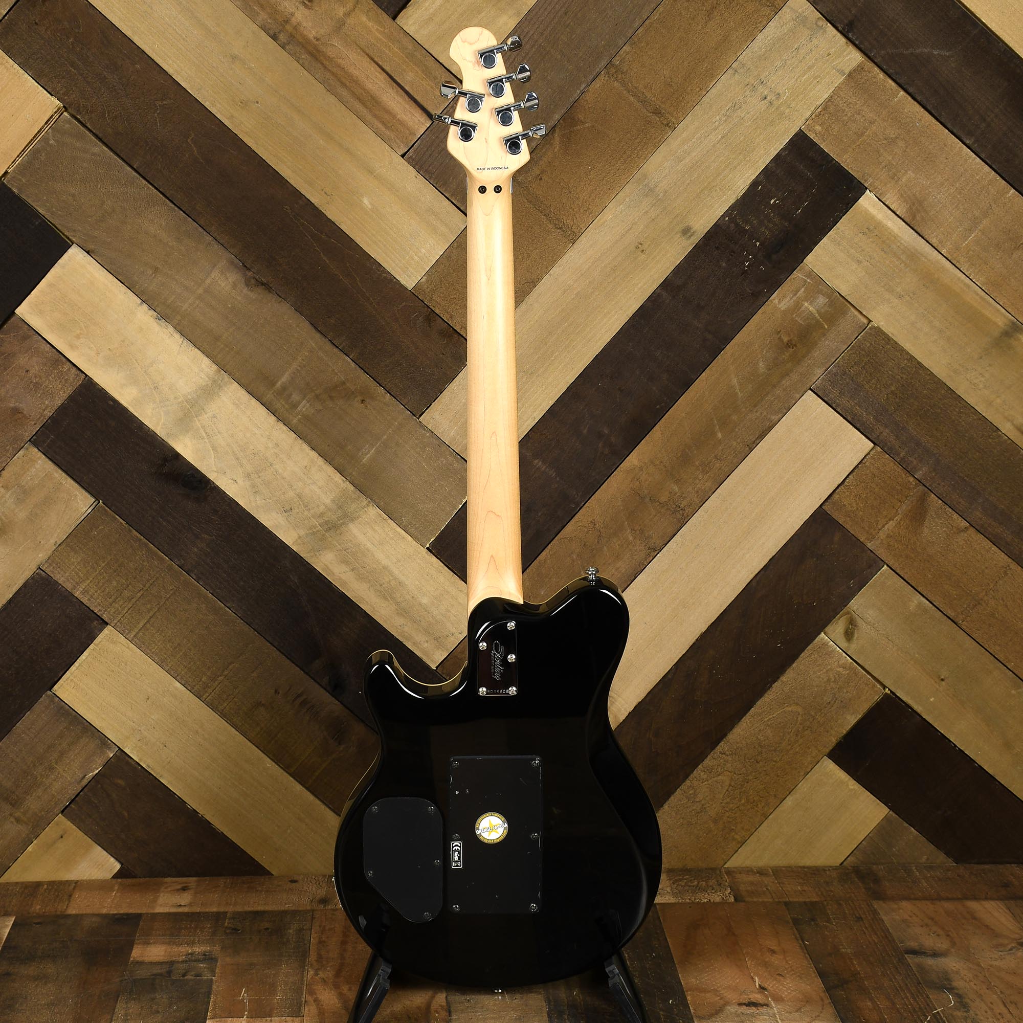 Music Man Sterling Sub Ax4 - Trans Black - Used – Russo Music