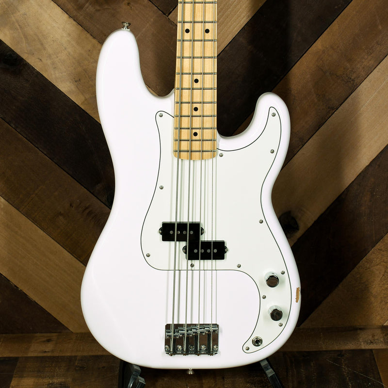 Fender Player Precision Bass, Maple Fingerboard, Polar White - Used