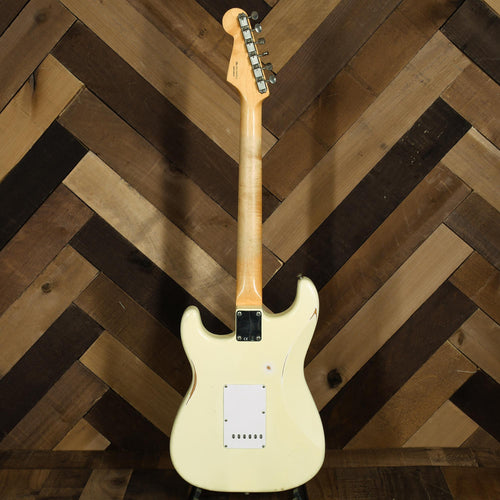 Fender 2015 Roadworn Stratocaster Olympic White With Gig Bag - Used